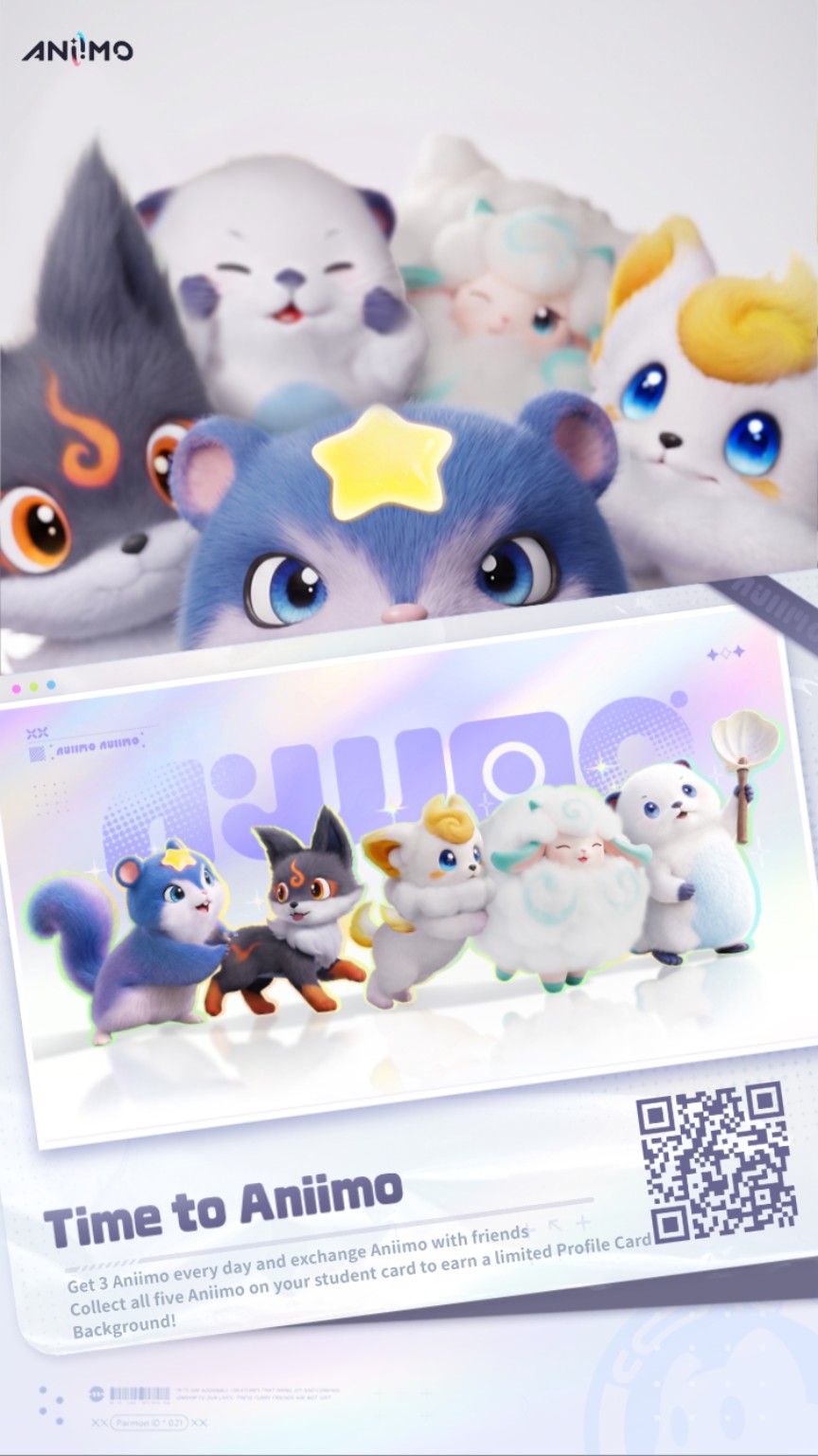 Time to Aniimo egg-hatching event and September 2026 launch feature