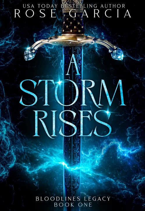Book review artwork for A Storm Rises (Bloodlines Legacy Book 1)