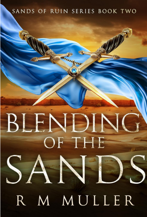Book review artwork for Blending Sands - Sands Of Ruin Book 2