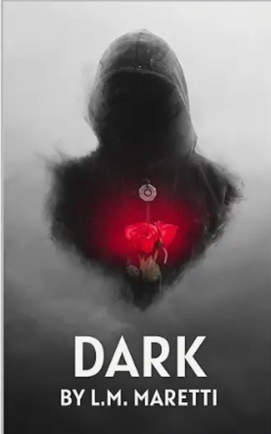 Book review artwork for Dark