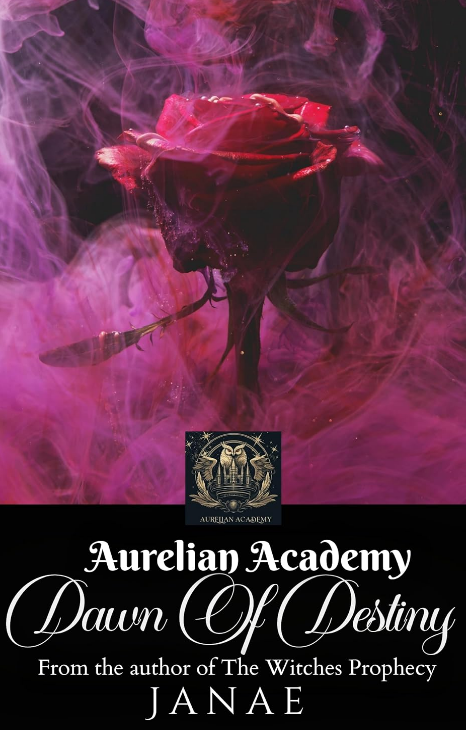 Book review artwork for Dawn of Destiny : A Paranormal Academy Romance (The Aurelian Academy Romance Series Book 1)