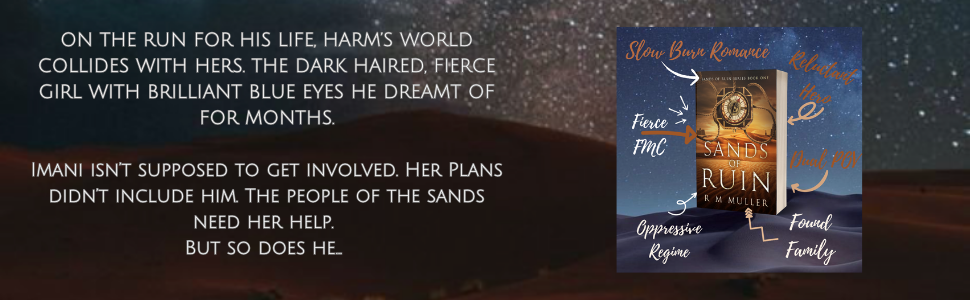 Book review artwork for Sands of Ruin Book 1