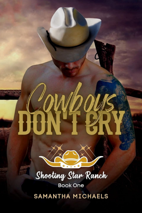 Book review artwork for The Shooting Star Ranch Trilogy #1 Cowboys Don't Cry