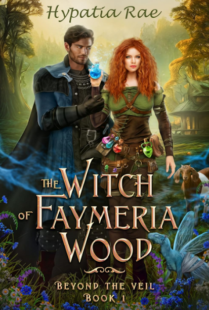Book review artwork for The Witch Of Faymeria Wood