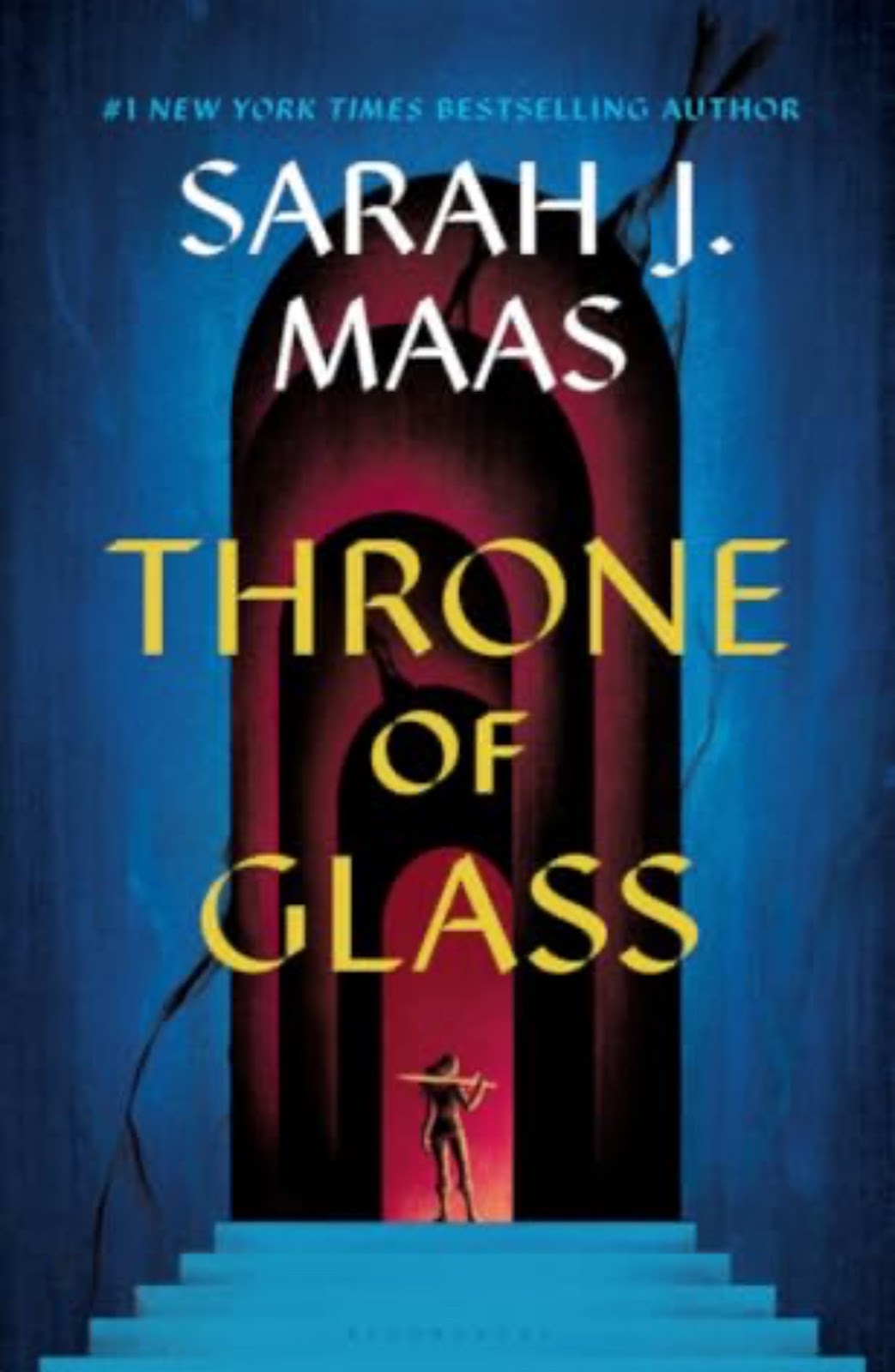 Book review artwork for Throne of Glass