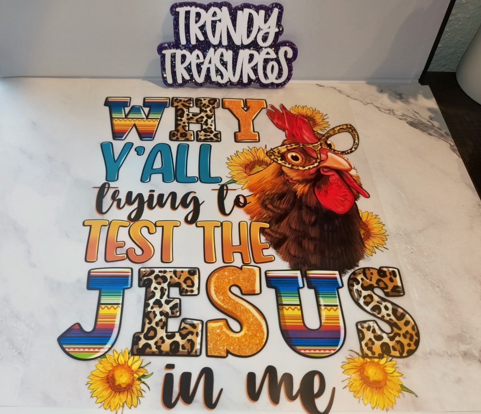 Testing the Jesus in Me design reference, not a finished garment
