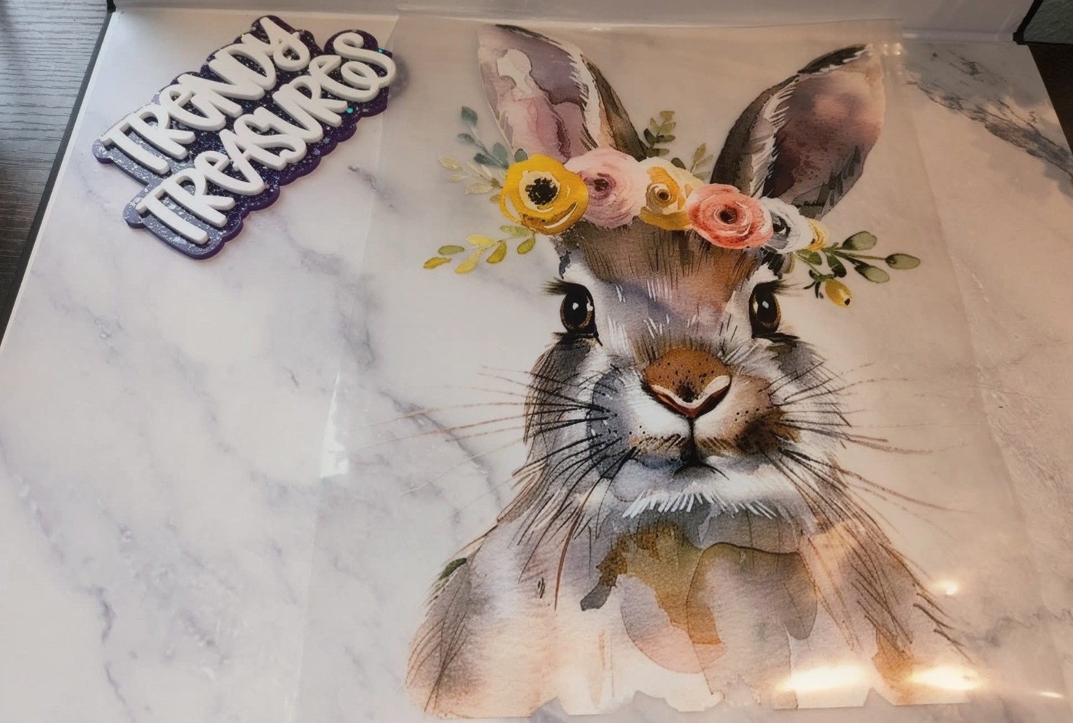 Spring Blossom Bunny design reference, not a finished garment