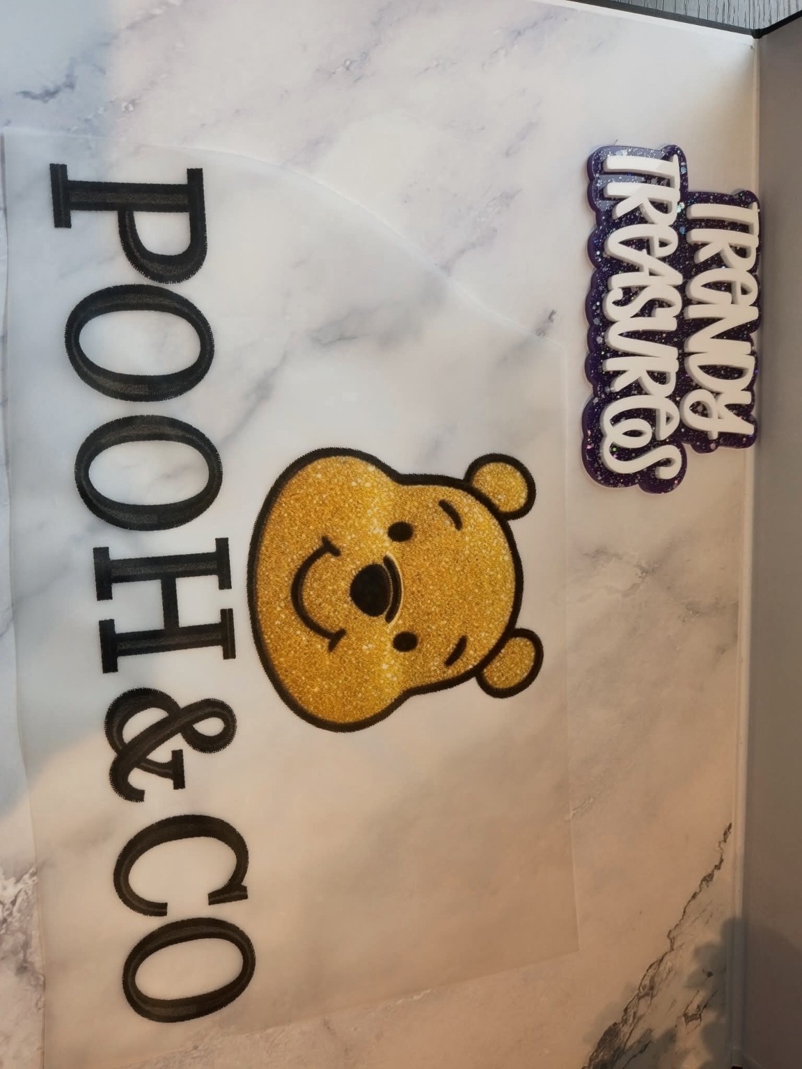 Pooh & Co.—Golden Bear design reference, not a finished garment