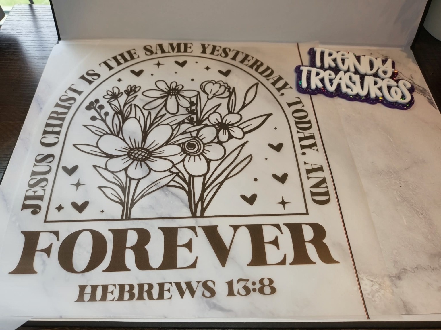 Yesterday, Today & Forever design reference, not a finished garment