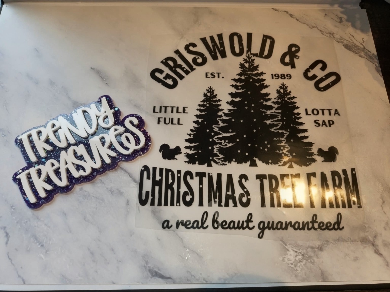 Griswold Christmas Tree Farm design reference, not a finished garment