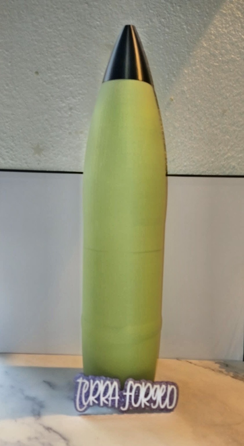 Lime Shell-Shaped Display Model — 3D-printed accessory or decorative model