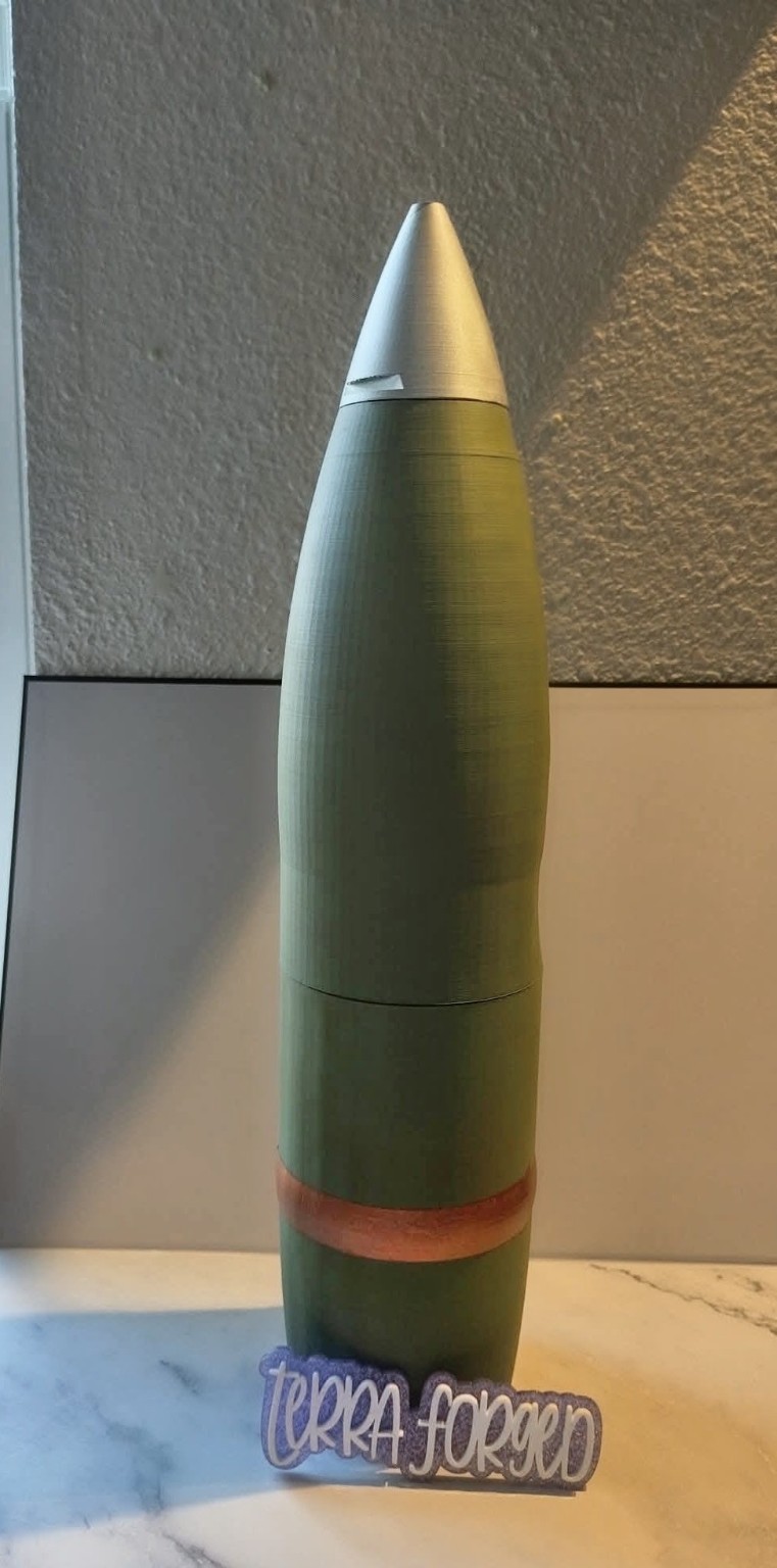 Olive Shell-Shaped Display Model — 3D-printed accessory or decorative model