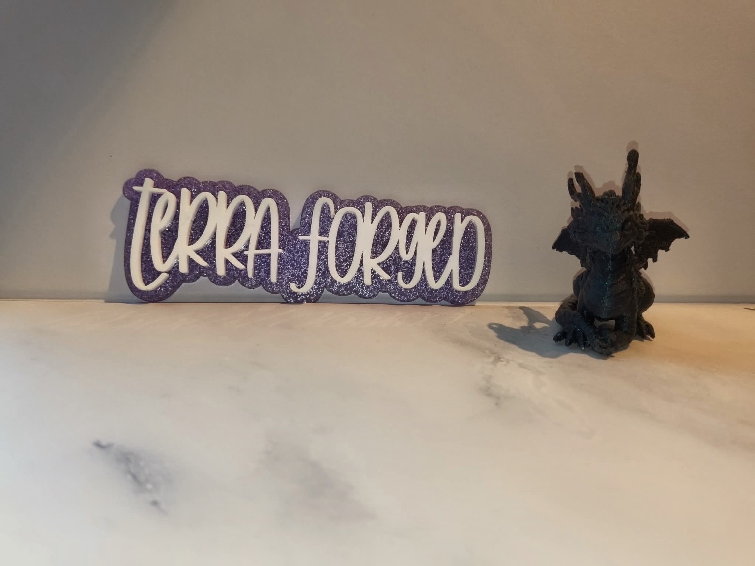 Little Horned Dragon — 3D-printed accessory or decorative model