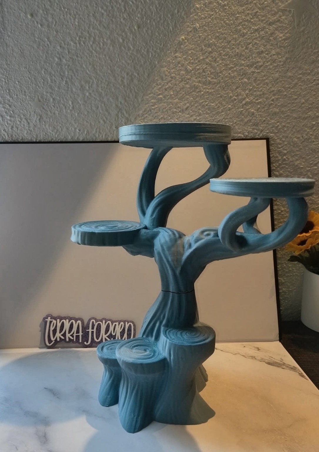 Enchanted Tree Display Stand — 3D-printed accessory or decorative model