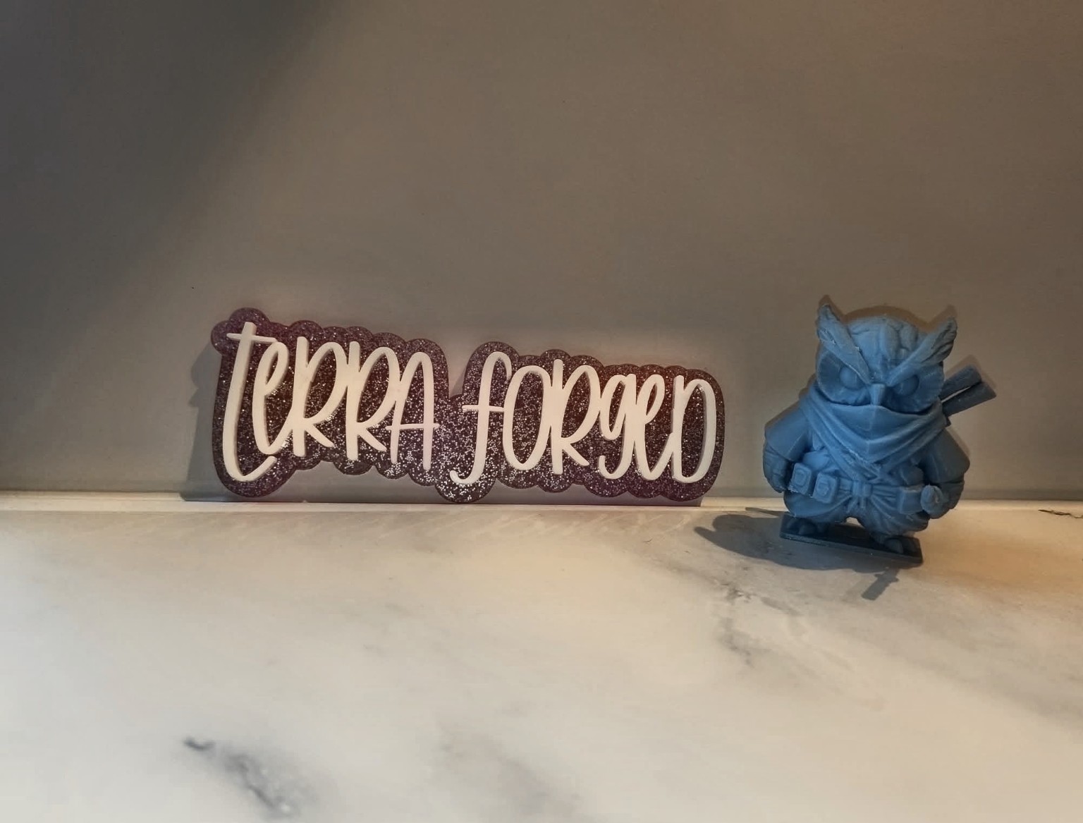 Masked Owl Adventurer — 3D-printed accessory or decorative model
