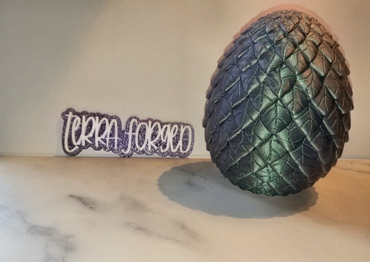 Dragon Scale Egg — 3D-printed accessory or decorative model