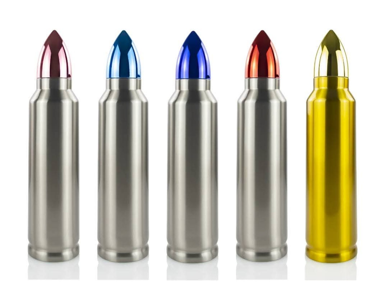 Metallic Bullet-Shaped Drink Bottle — preorder drinkware or accessory
