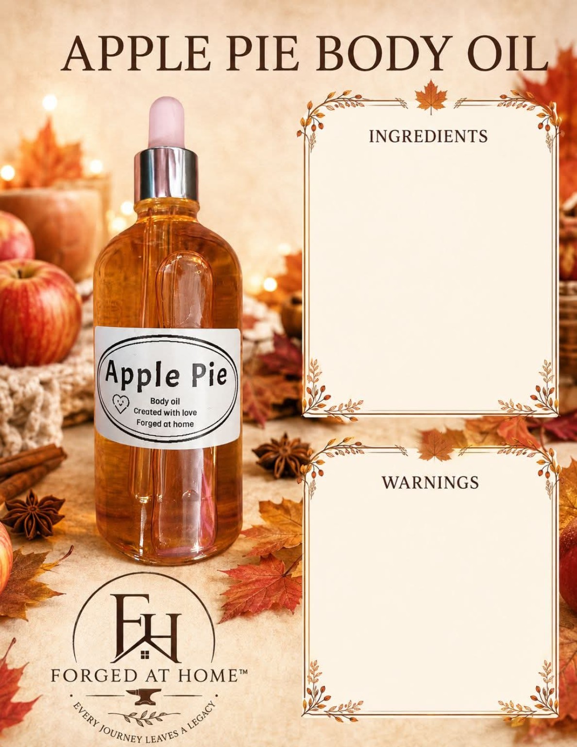 Apple Pie Body Oil — product or design reference
