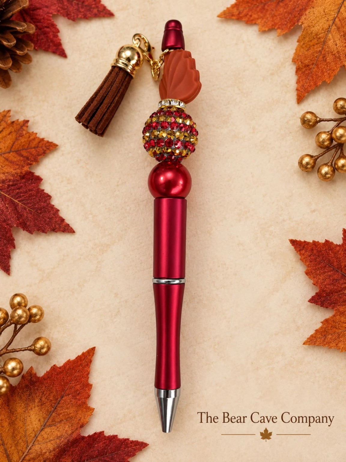 Autumn Sparkle Beaded Pen — product or design reference