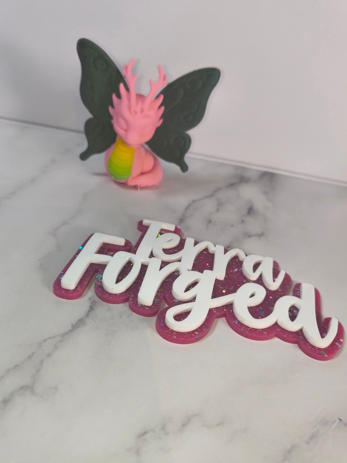 Butterfly Wing Dragon — 3D-printed accessory or decorative model