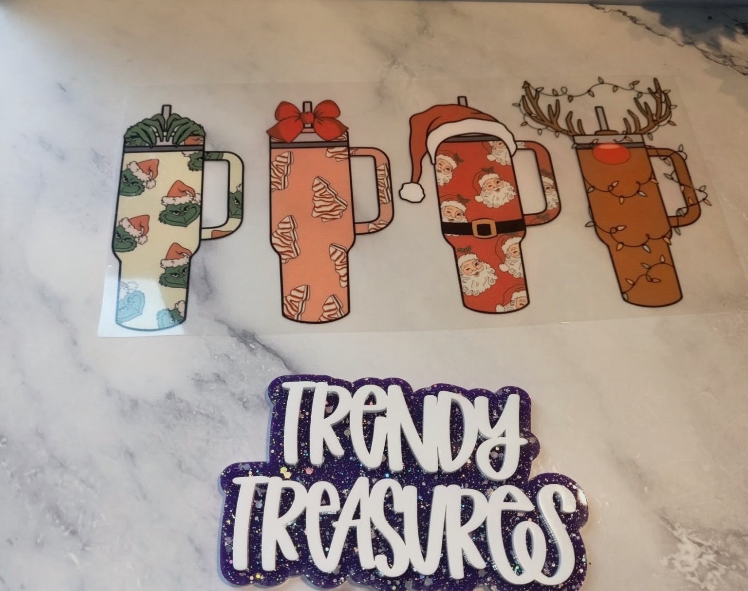 Seasonal Tumbler Row Design — product or design reference