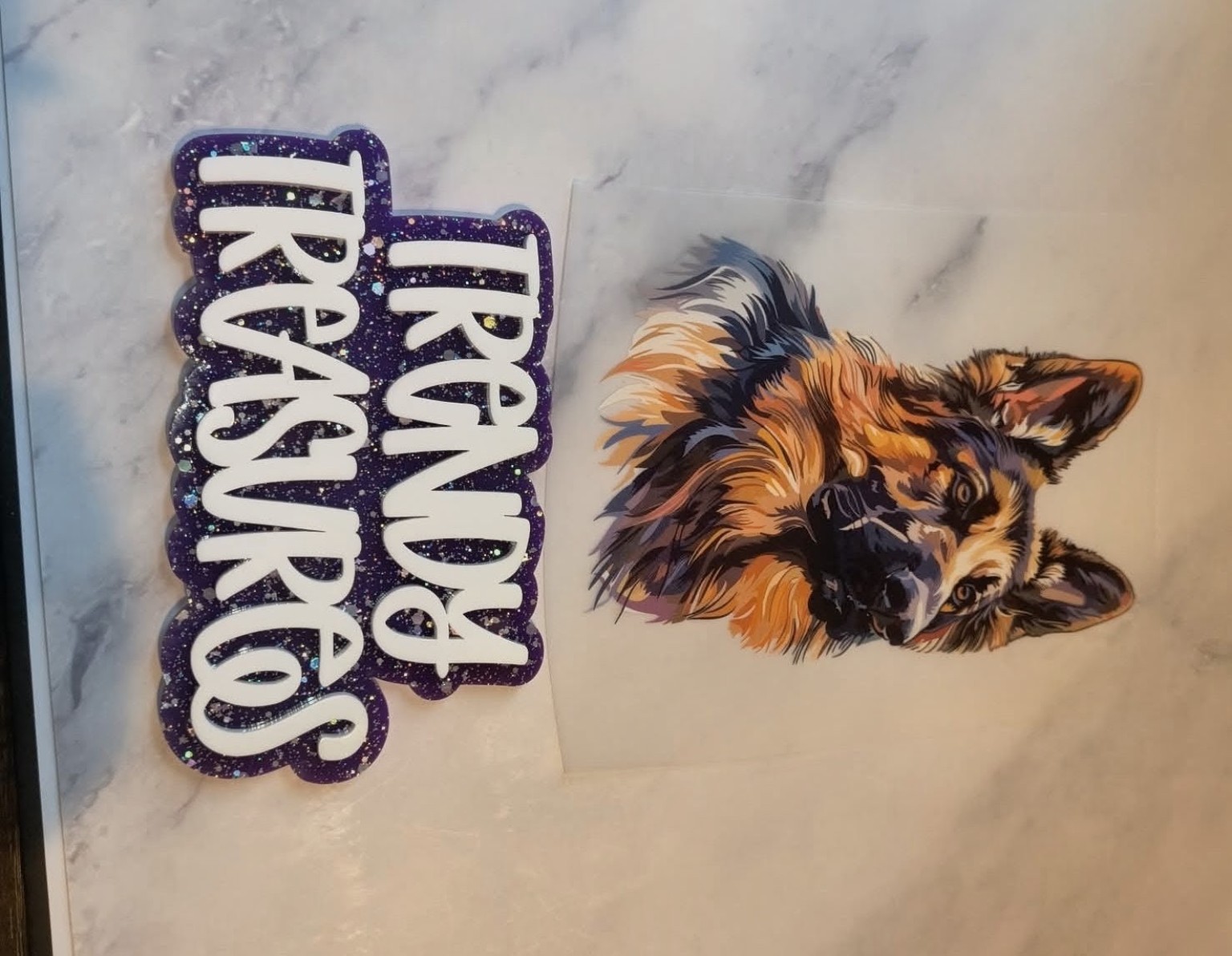 German Shepherd Portrait Design — product or design reference