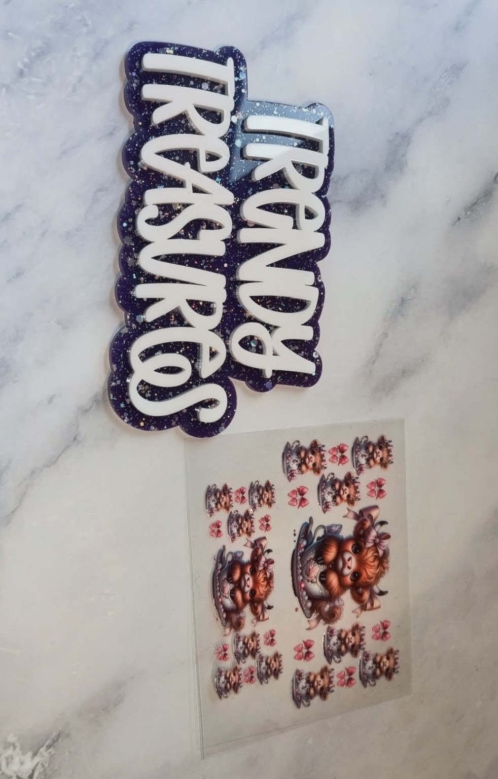Green House Motif Transfer Sheet additional example