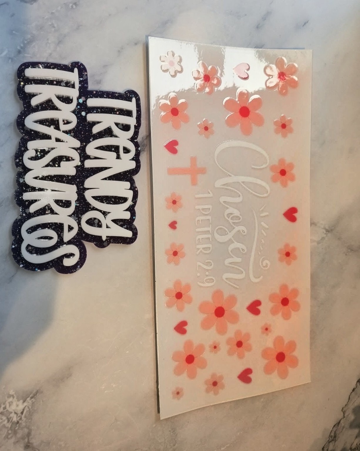 Pink Floral Love Design — product or design reference