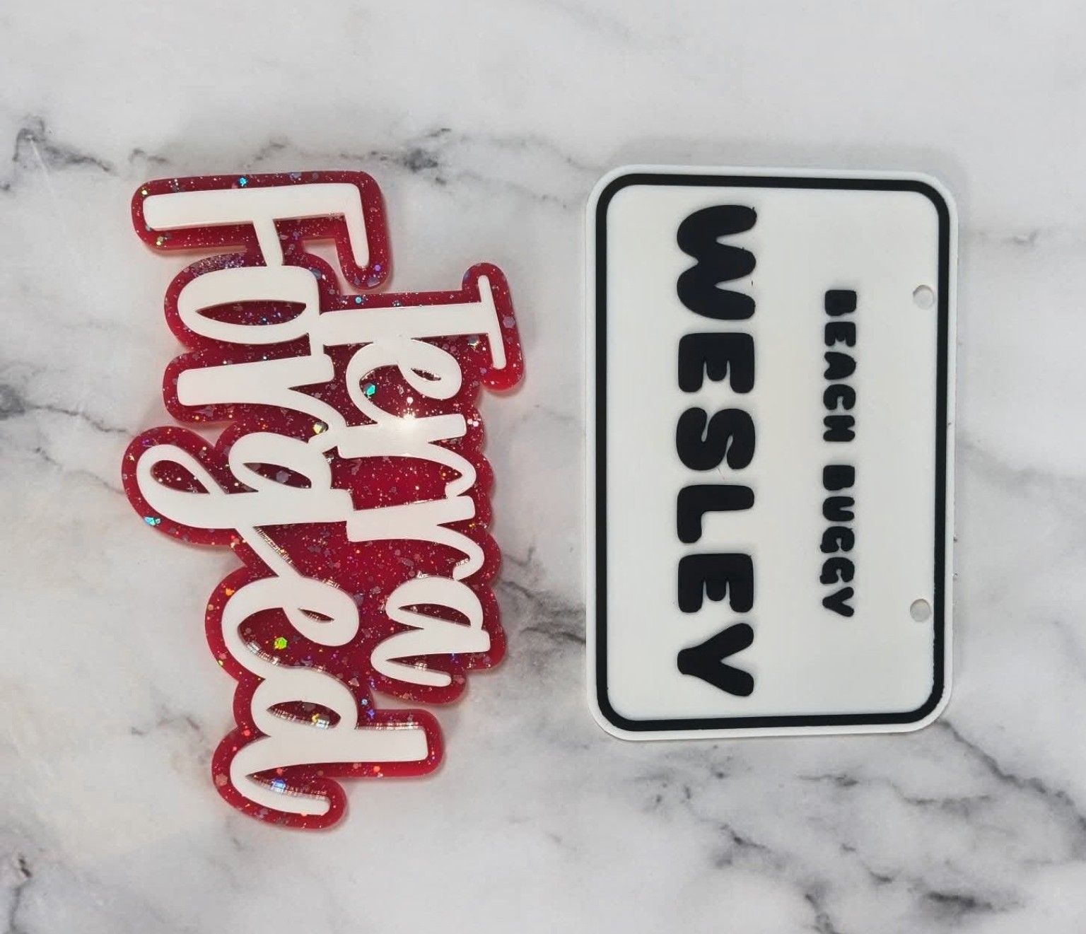 Personalized Beach Buggy Name Plates additional example