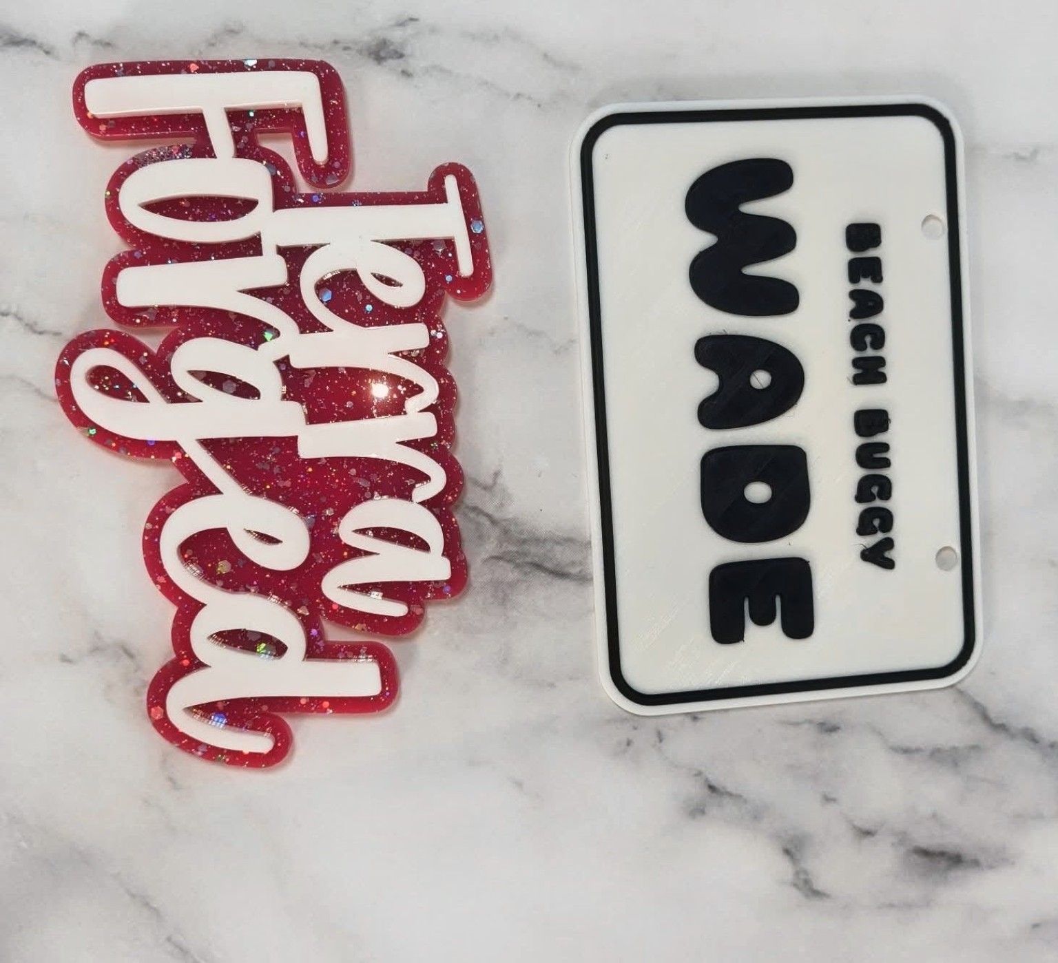 Personalized Beach Buggy Name Plates additional example