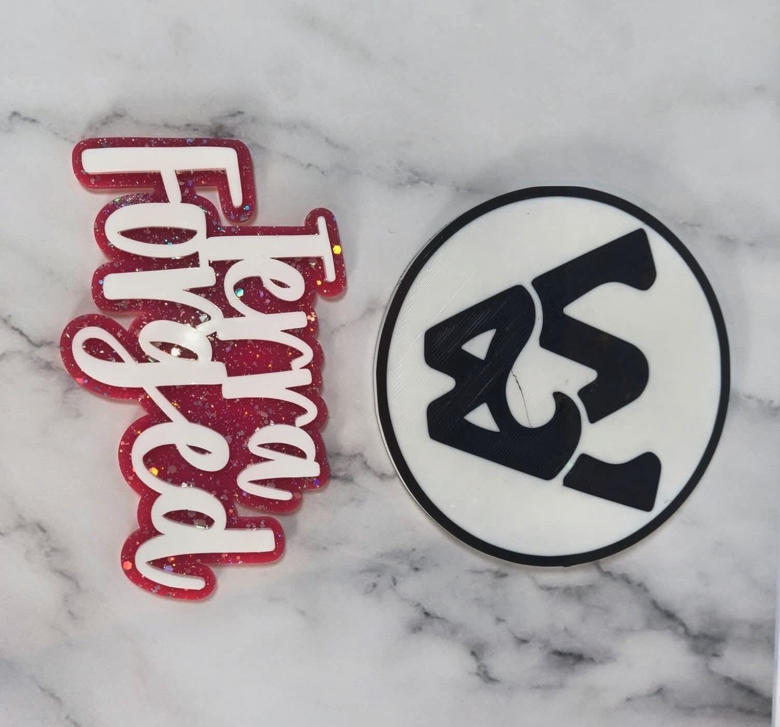 Custom Round Logo Sign — product or design reference