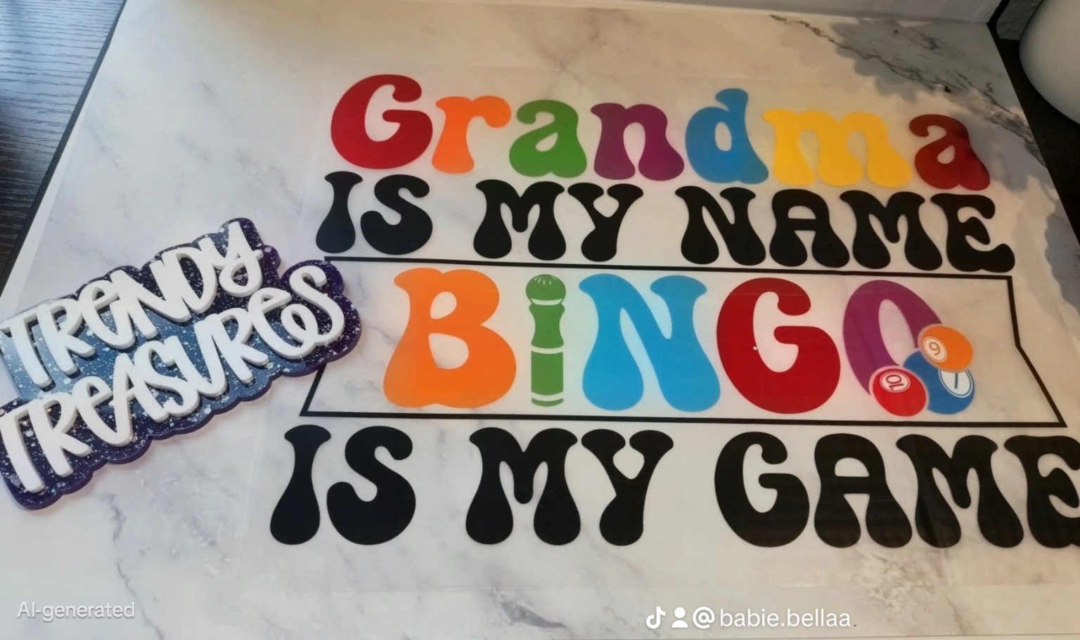 Grandma Is My Name, Bingo Is My Game — product or design reference